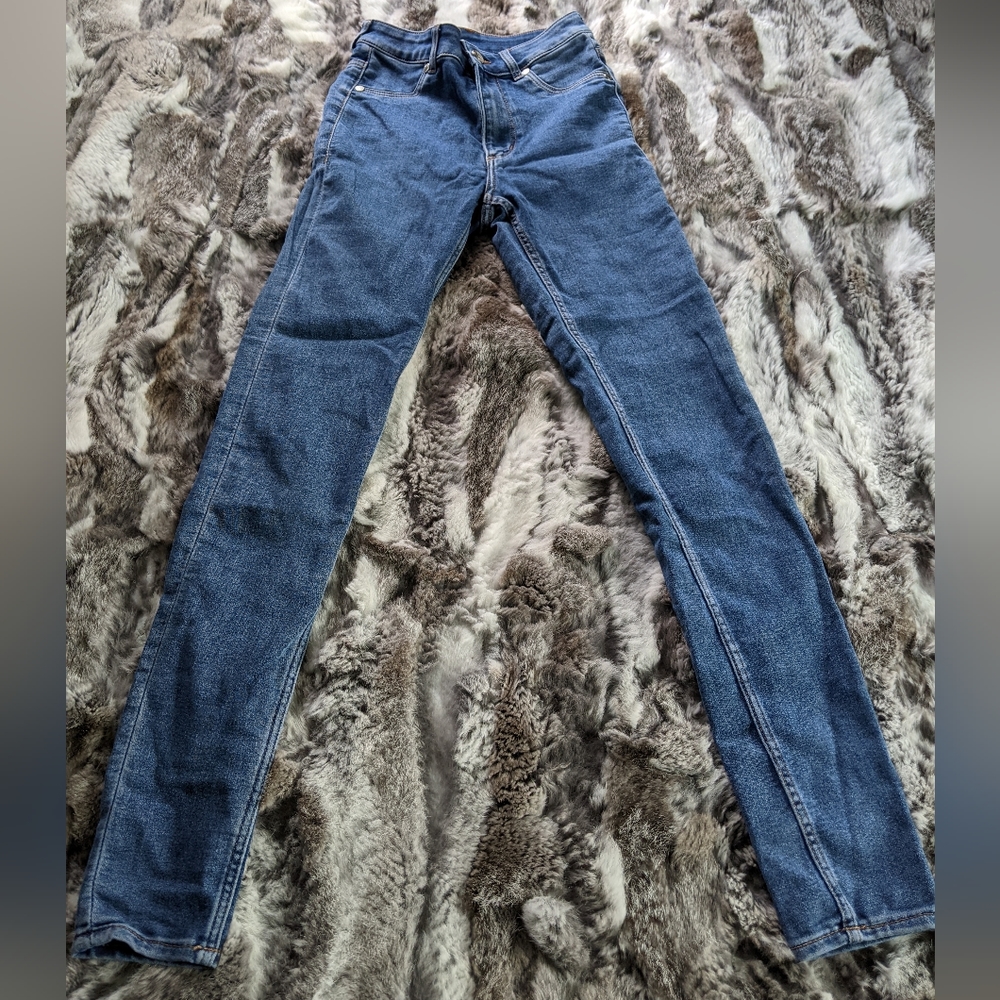 Cheap Monday Spray On High Waisted Jeans